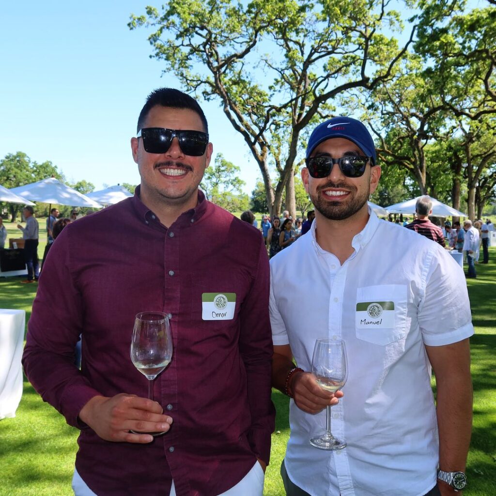 Omar and Manuel at Napa Wine Library Event